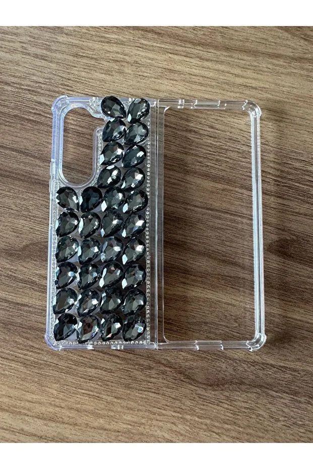 Samsung Galaxy Fold 6 kristal taşlı telefon kılıfı