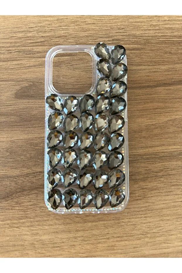 Samsug Galaxy S24 Ultra Uyumlu Kristal Taşlı Slikon Kılıf (Handmade)