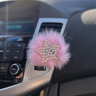 Pembe İnci Yıldız Klima Süsü