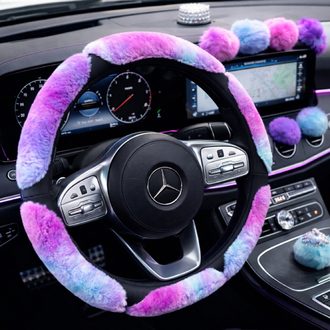 Silikon Peluş Direksiyon Kılıfı