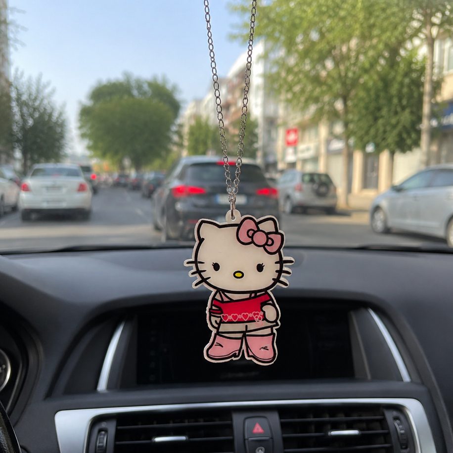Hello Kitty Pleksi Ayna Süsü