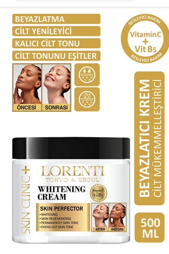 Lorenti cilt beyazlatıcı krem