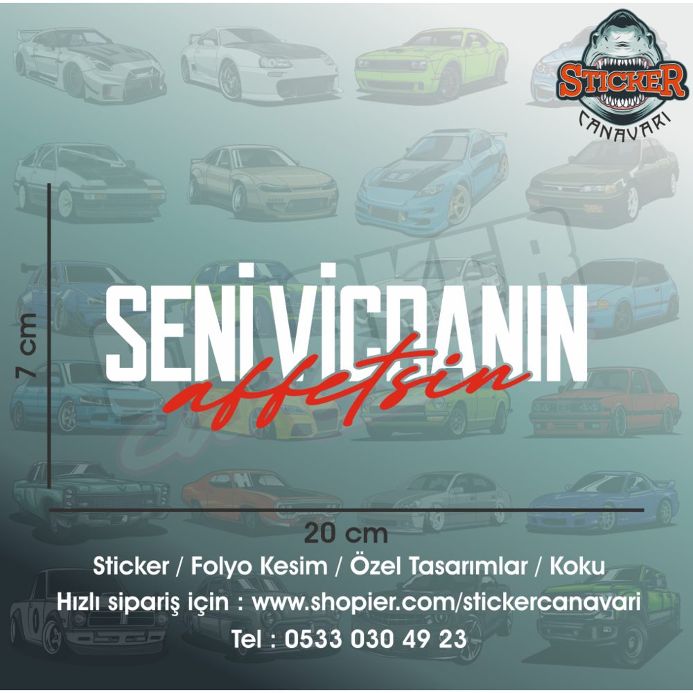 Seni Vicdanın Affetsin Sticker