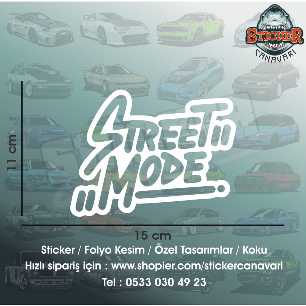 Street Mode Sticker