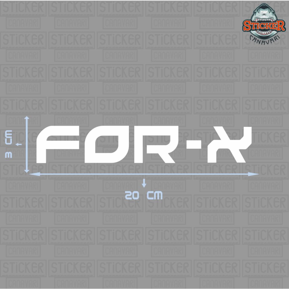 For-X Sticker