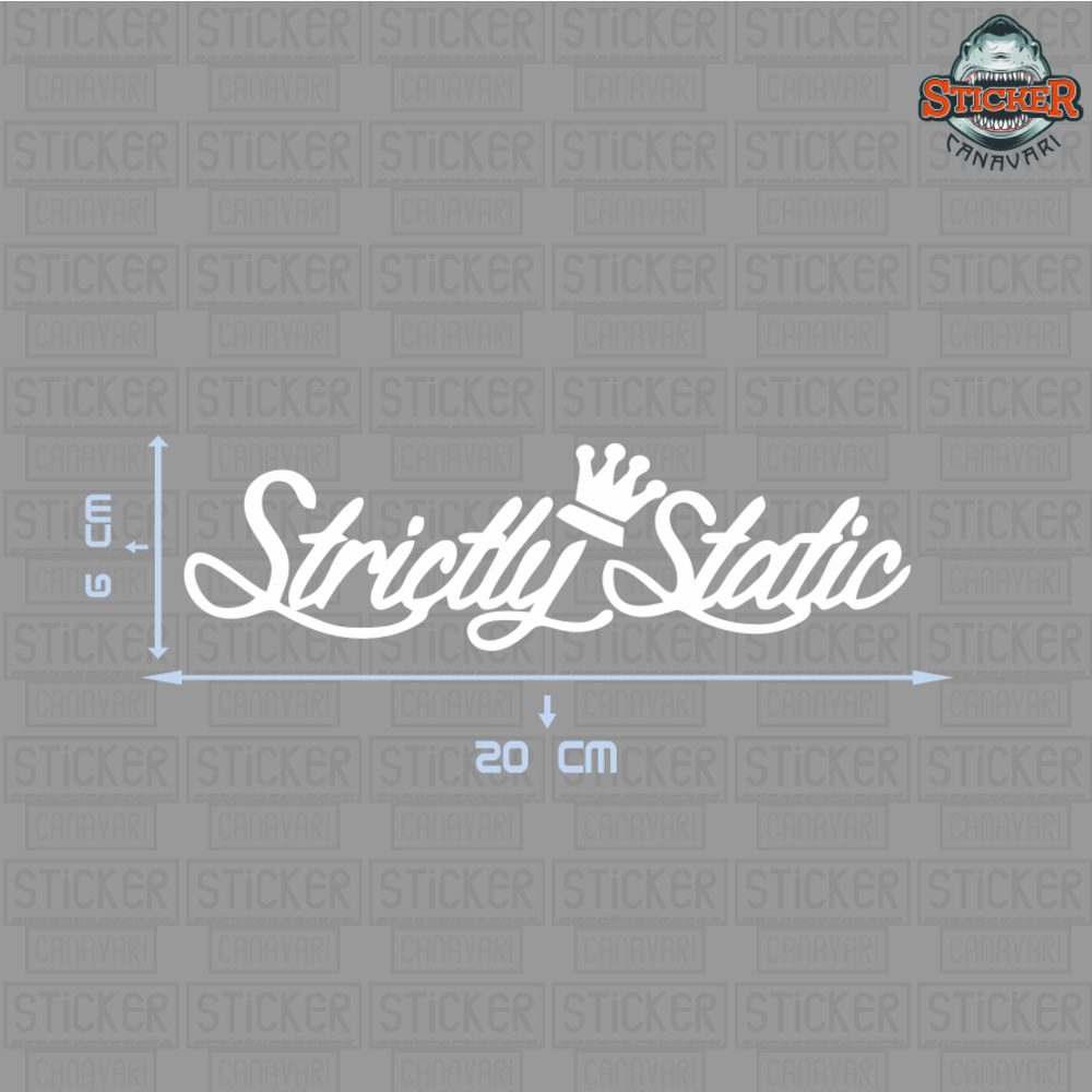 Strictly Static Sticker