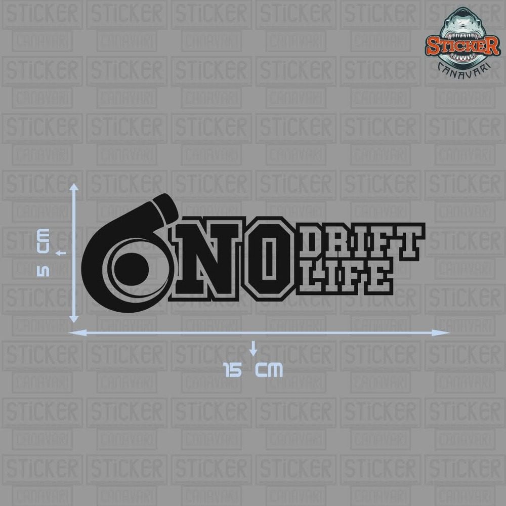 No Drift Life Sticker