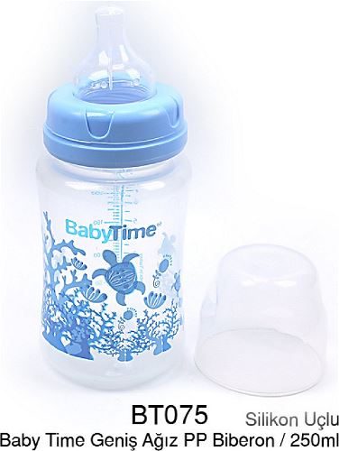 Geniş Ağız Pp Biberon (Silikon Uçlu) 250 Ml Bt075