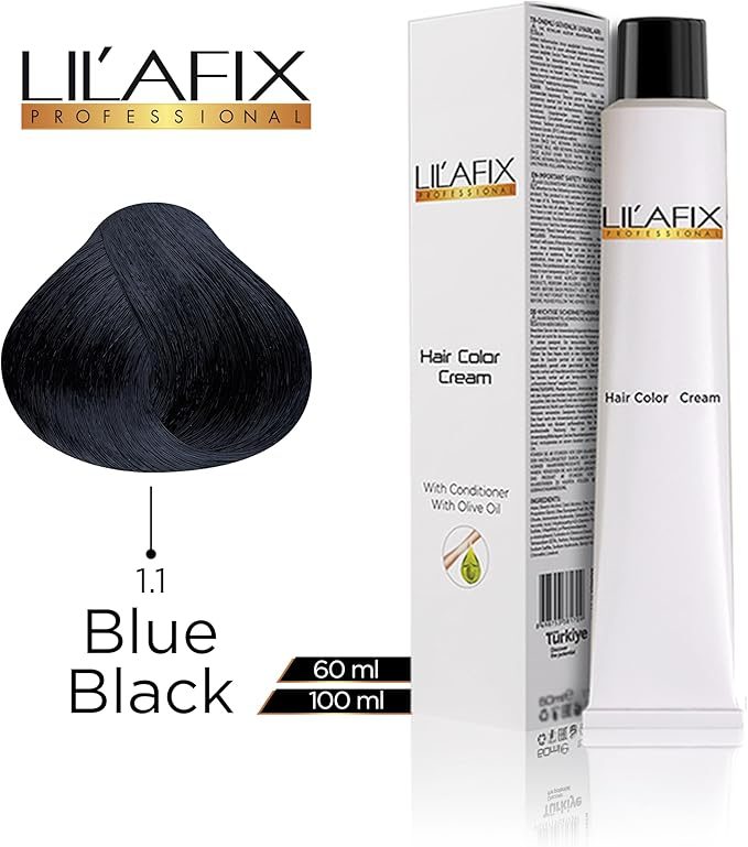 Lilafix 1.1 Mavi Siyah Saç Boyası 60Ml