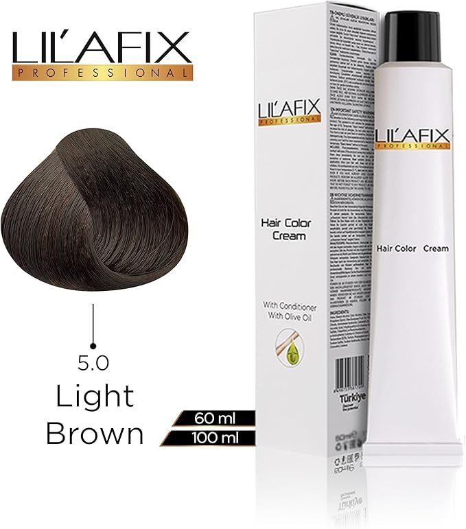 Lilafix 5.0 Açık Kahve Saç Boyası 60Ml