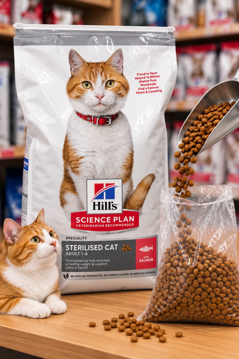 Hill's SP Somon Kısırlaştırılmış Yetişkin Kedi Maması 1KG (AÇIK SATIŞ)