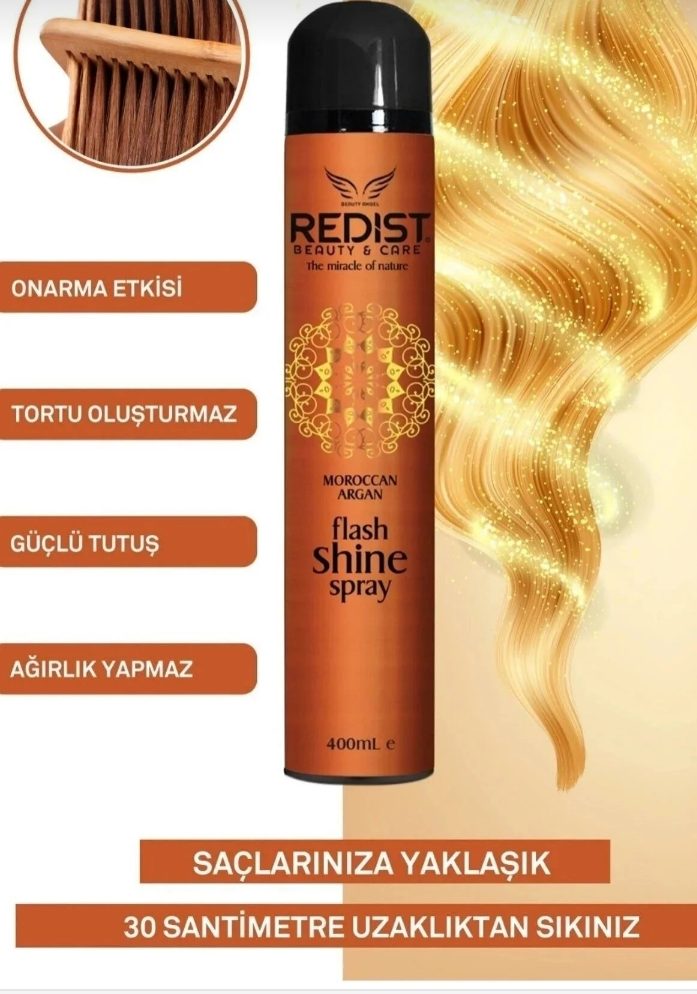 Redist Flash Shine Saç Parlatıcı Sprey (400 ml)