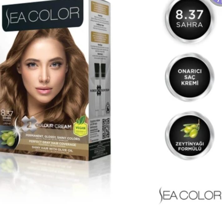 Sea Color Set Saç Boyası 8.37 Sahra,