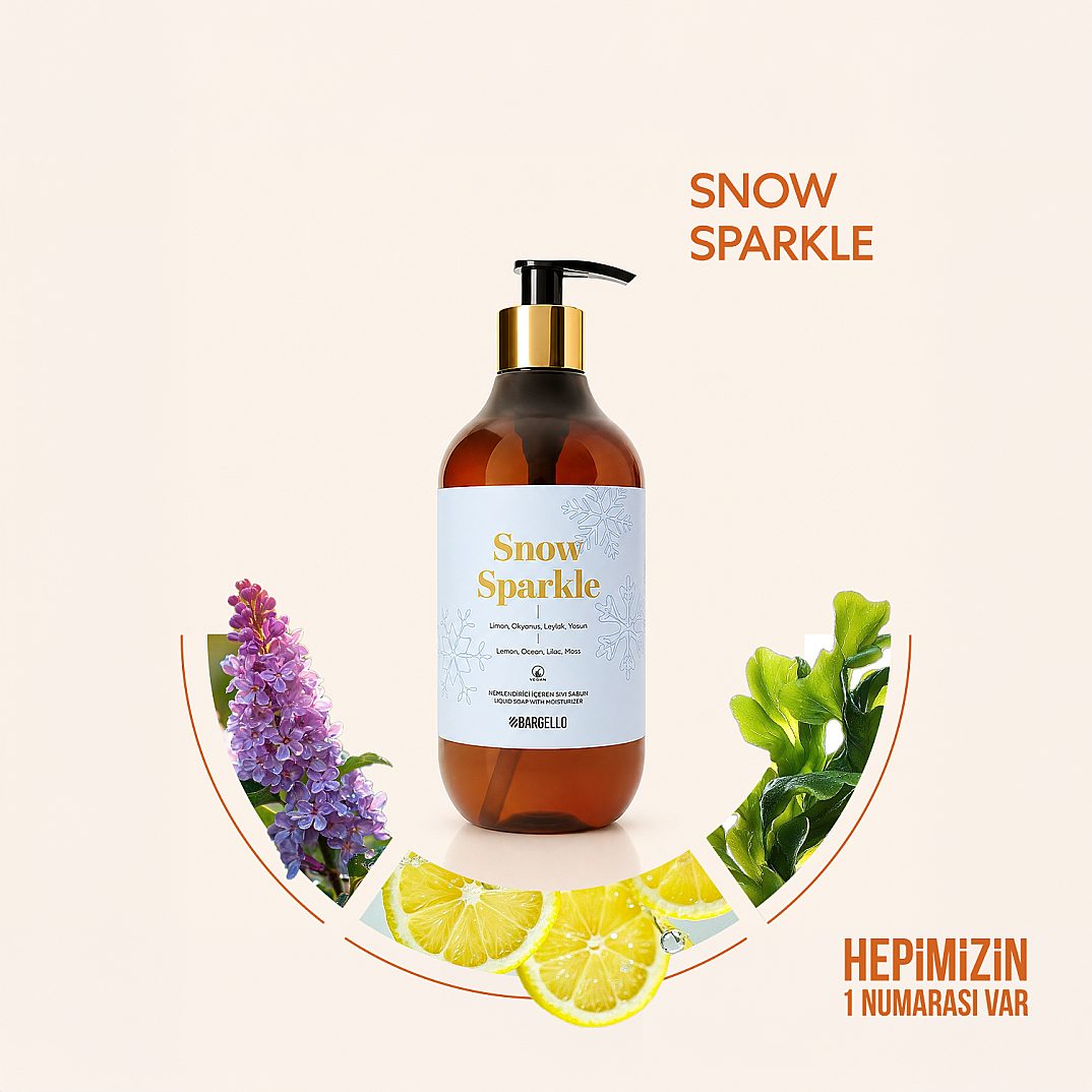 BARGELLO SNOW SPARKLE 550 ml SIVI SABUN