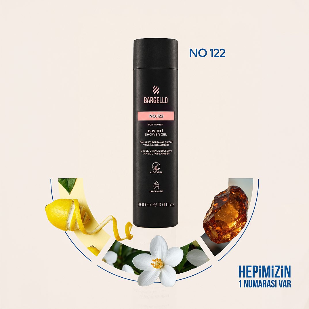 BARGELLO NO.122 300 ml DUŞ JELİ KADIN