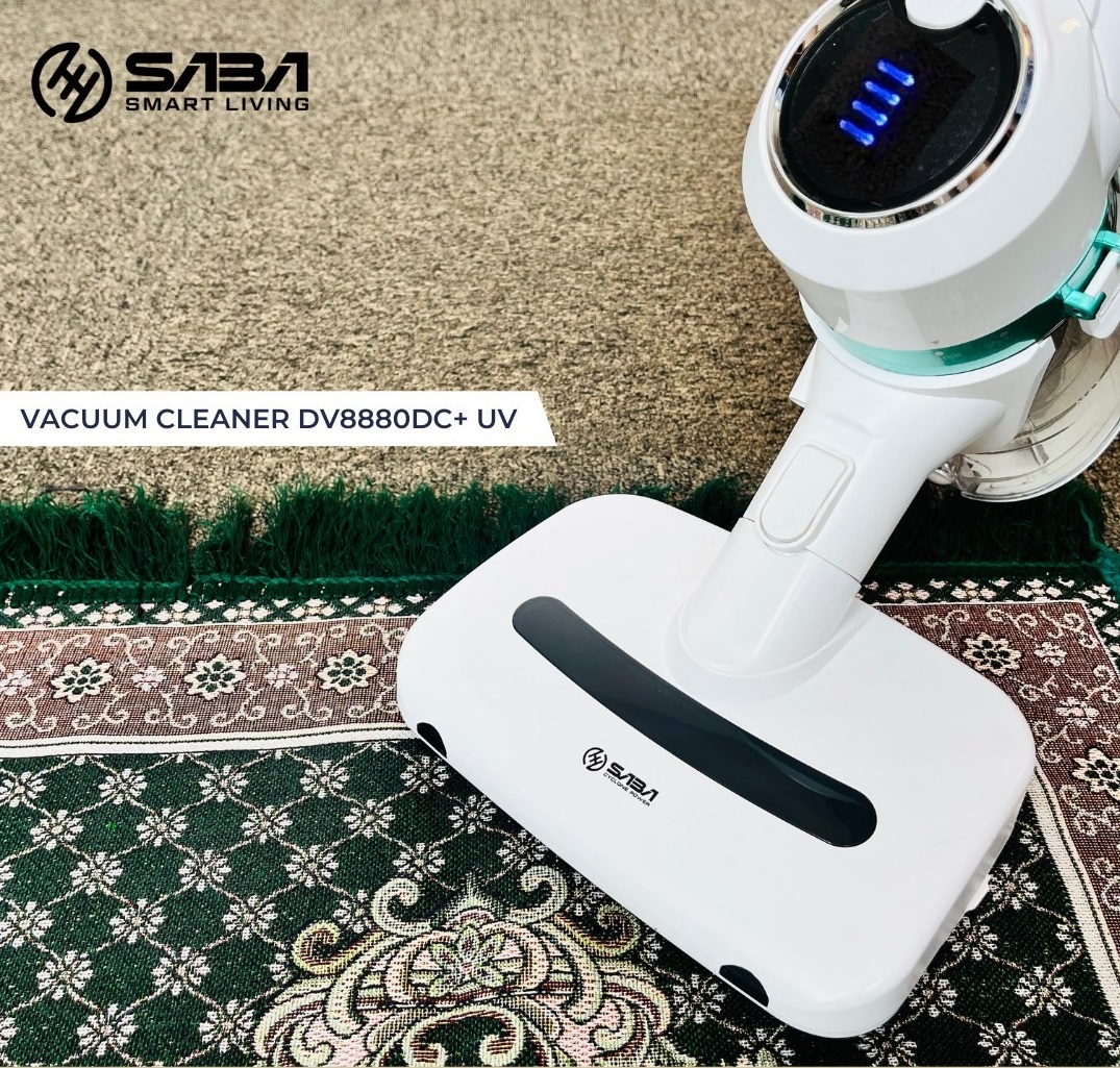 SABA Cordless Vacuum Cleaner Multicylclone DV8880DC+UV with double Hepa Filter