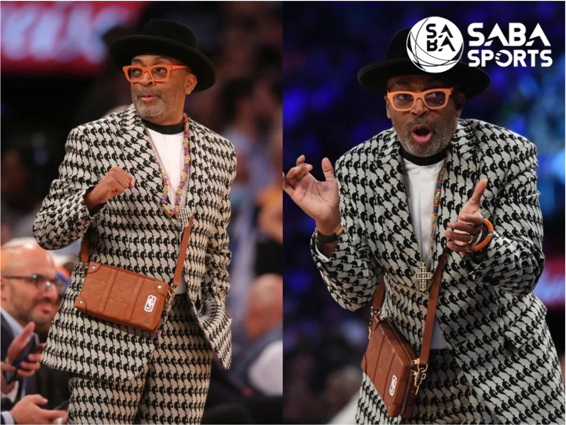 Check Out Spike Lee's $5,000 Louis Vuitton x NBA Suit At The