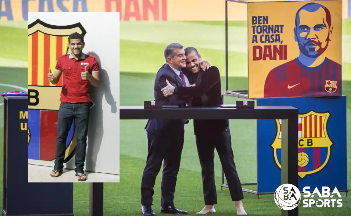 Dani Alves wears flip-flops to recalls his old day