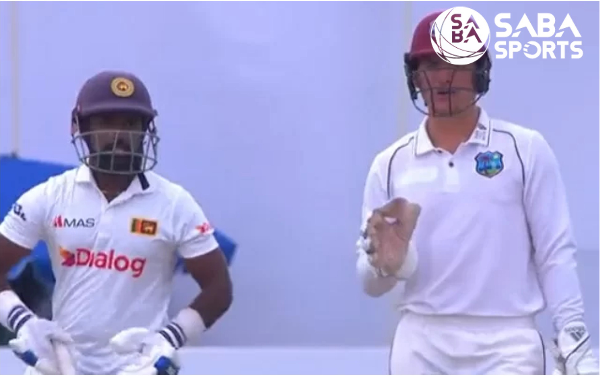 Joshua da Silva Funny Warns Charith Asalanka During Galle Test Joshua da Silva Funny Warns Charith Asalanka During Galle Test