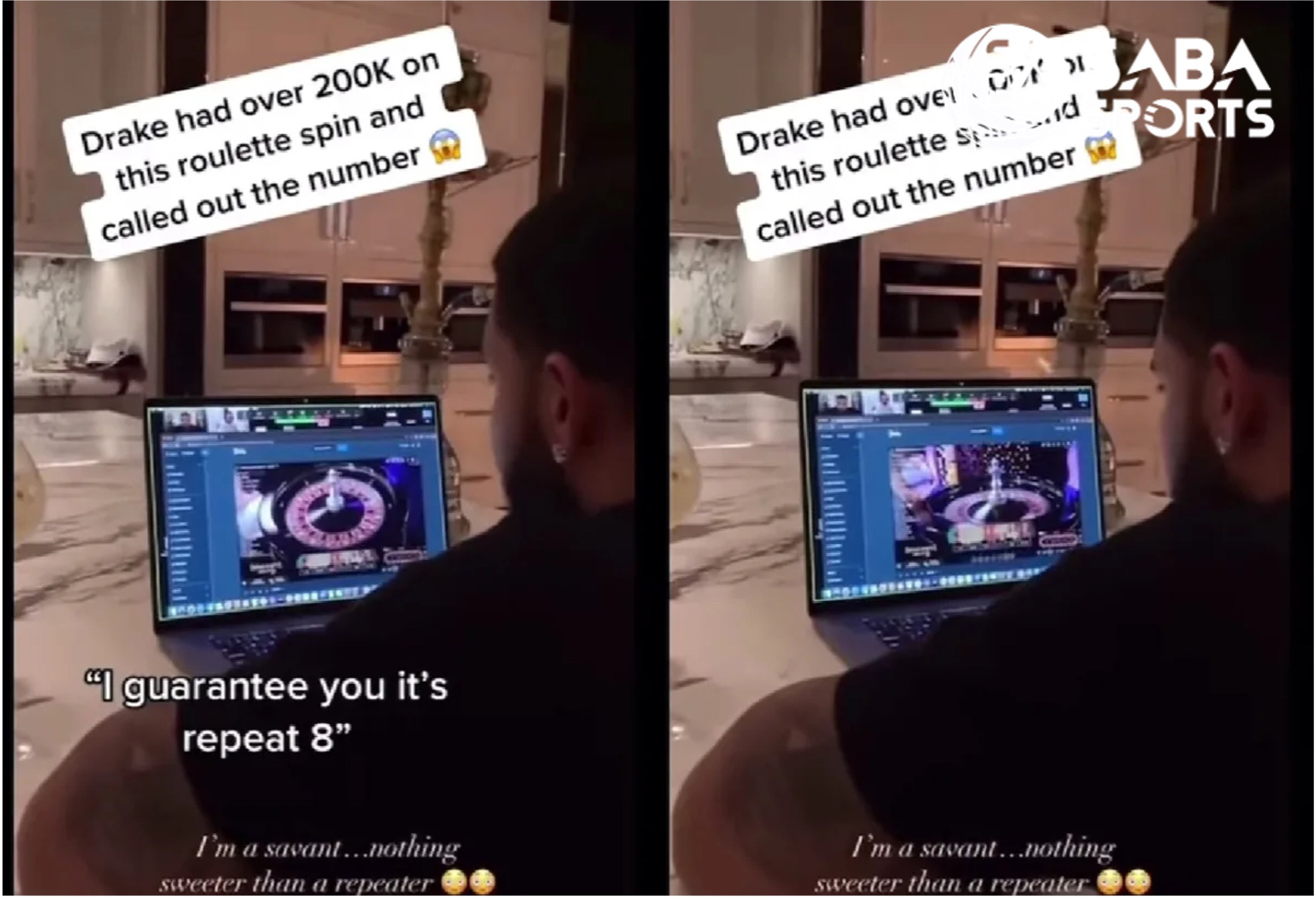 Drake Hits A Massive Win On 1 Spin Of Roulette! #drake #roulette