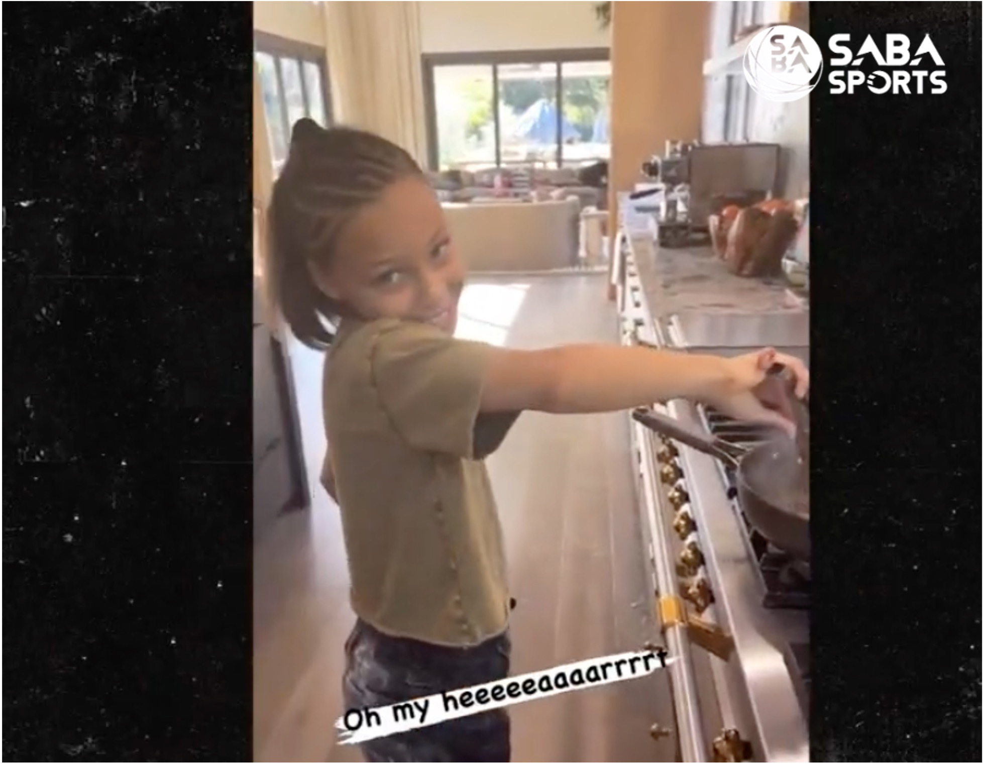 9-Year-Old Riley Curry Can Throw Down In The Kitchen: 'I Learned From The  Best!