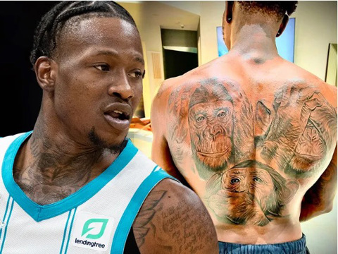 NBA Tattoos on Instagram  johnwall cant wait to see one of the most  tatted dudes in the league back on the court GreatWall back tattoo that  includes Muhammad 