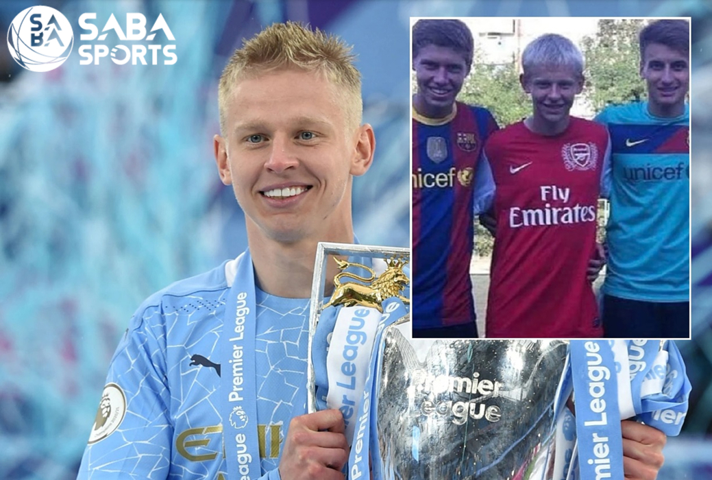 Oleksandr Zinchenko has an affinity for Arsenal as a boy