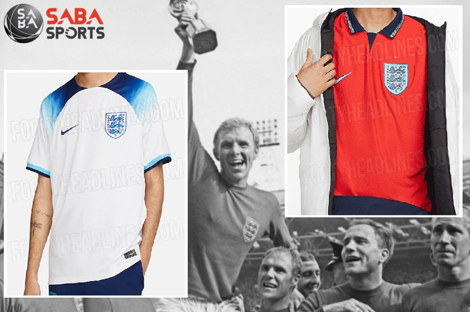 Images of England's new home and away shirts leaked online are