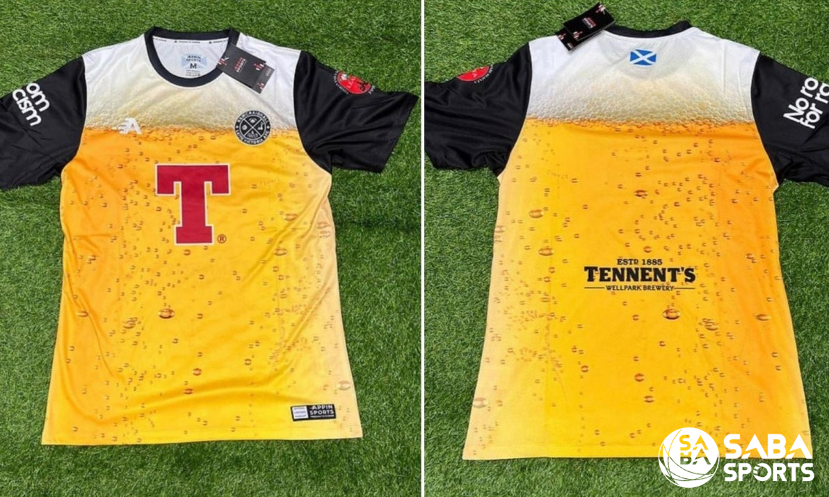 Fans go crazy for Amateur club's beer-shirt