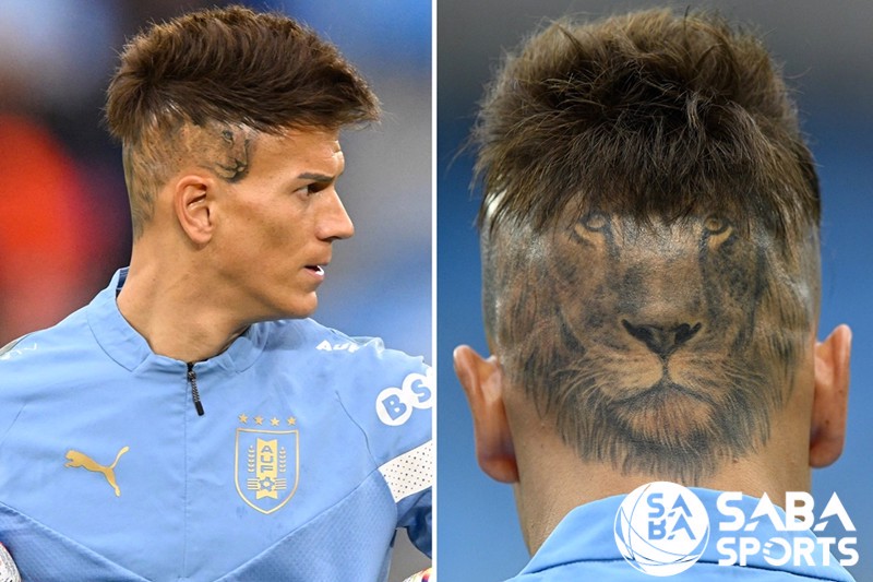 Uruguay goalkeeper gets a lion tattoo after lost all of his hair Uruguay goalkeeper gets a lion tattoo after lost all of his hair