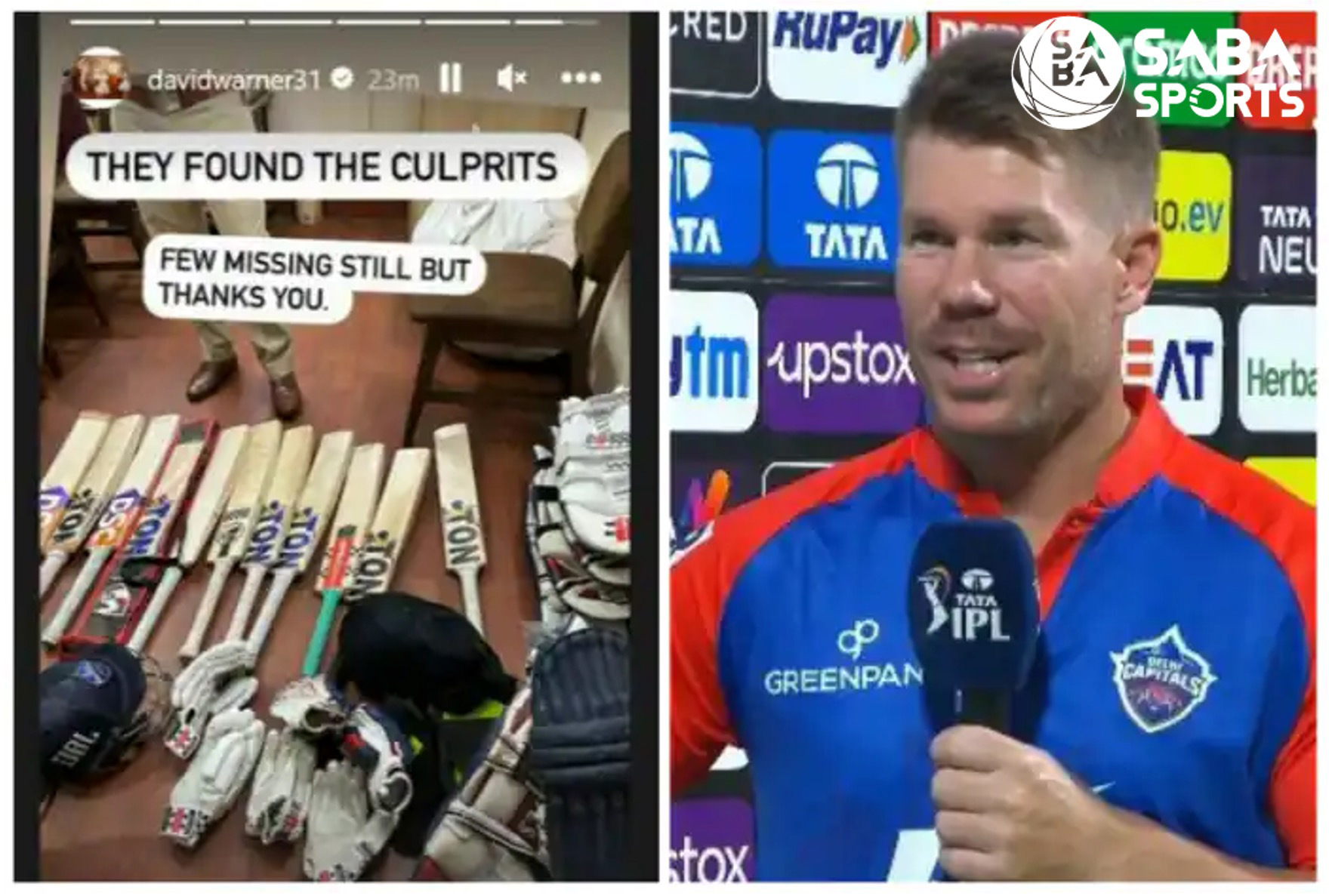 David Warner Shares Significant Update on Delhi Capitals' Equipment Theft Case Ahead of IPL 2023