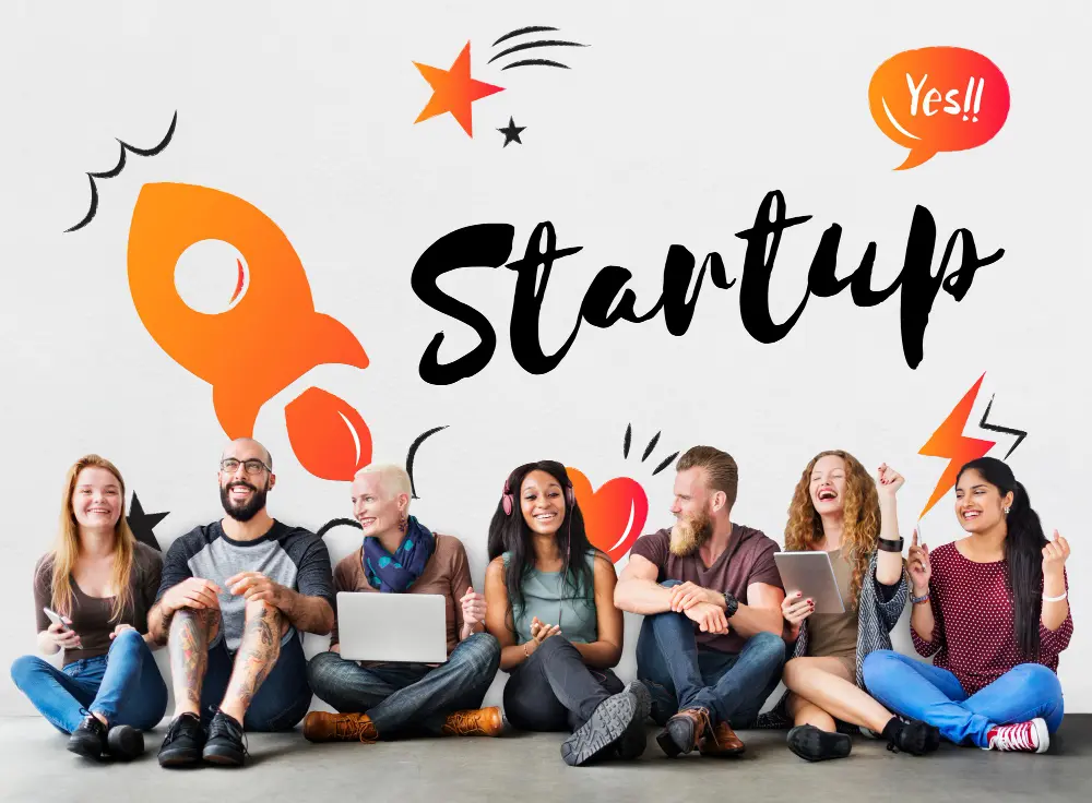 Team di Software House e startup che collaborano per il successo