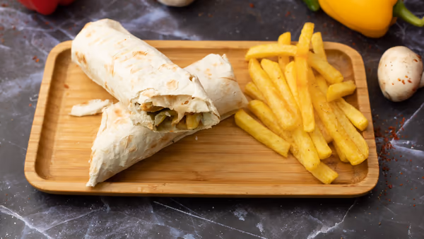 Toyuq Şaurma Lavaşda | Milli Süfrə