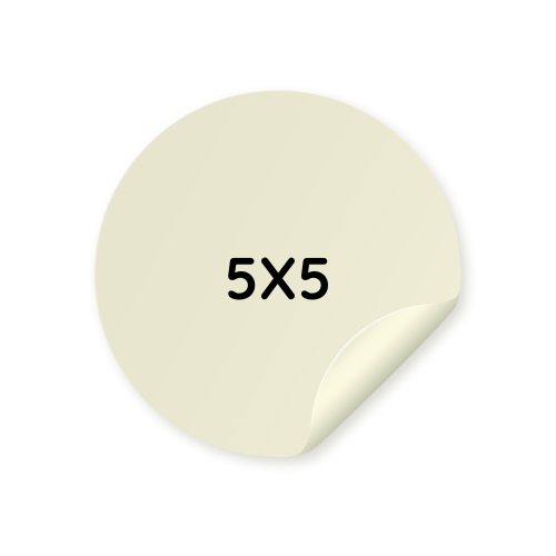 Stiker - 100 ədəd , 5x5 sm