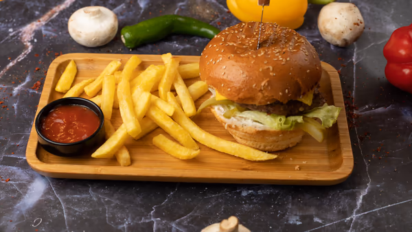 Burger Dana Əti ilə | Milli Süfrə