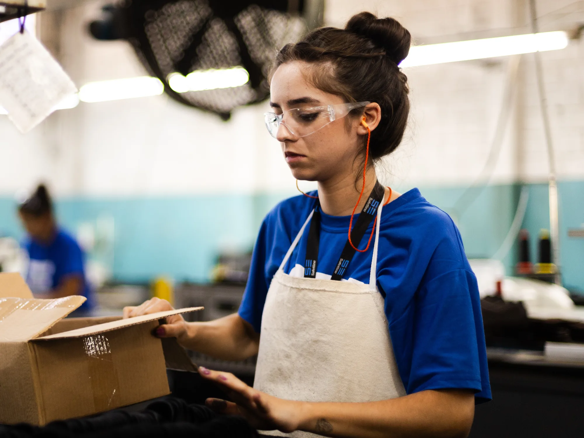Safetline safety footwear production line