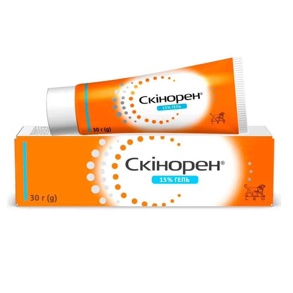 Skinoren 15% Gel Гель з азелаїновою кислотою для лікування акне та