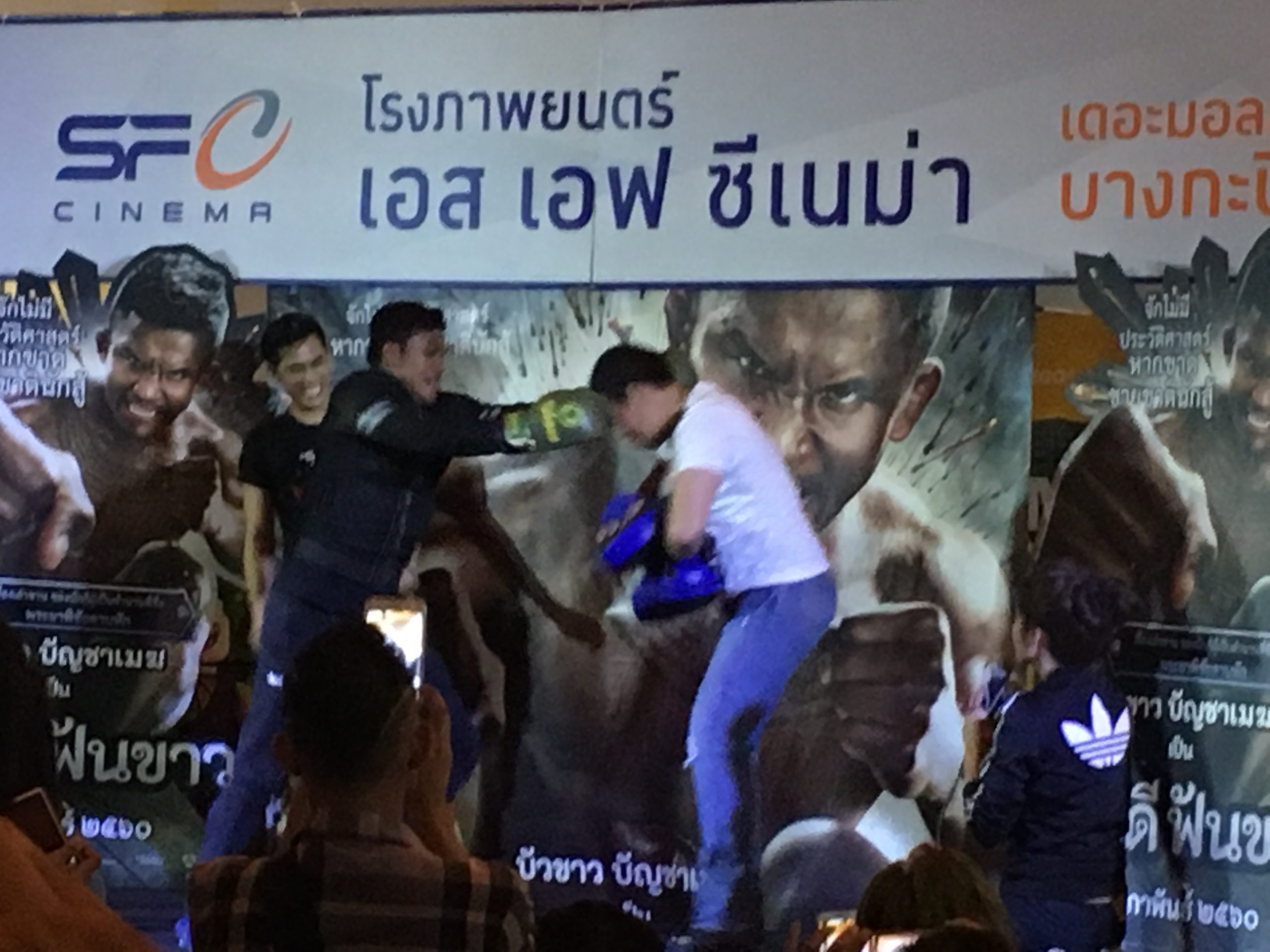 วินาทีบัวขาวเตะบิณฑ์ ผู้กำกับทองดีฟันขาวเฉียดตกเวที (ชมคลิป)