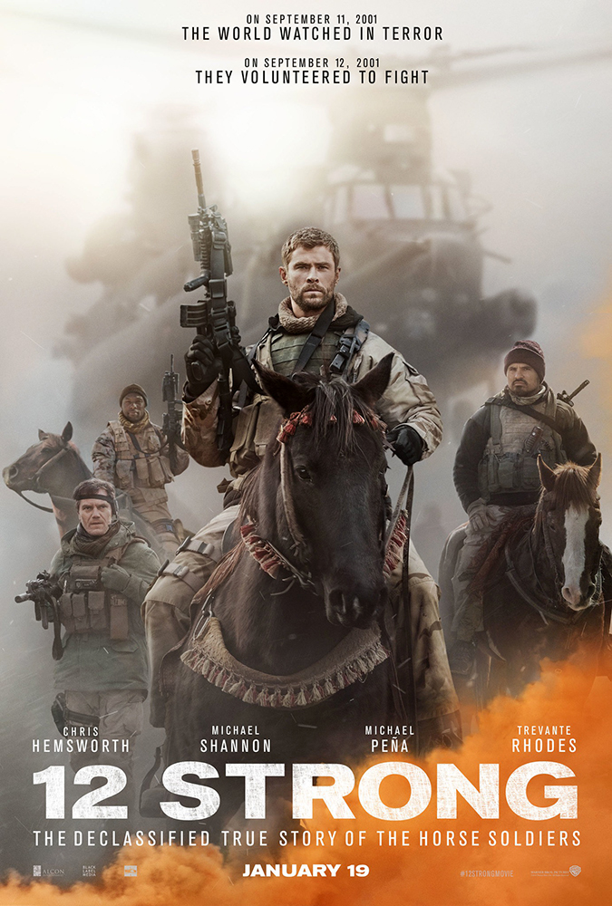 “12 Strong” ระเบิดตัวอย่างใหม่ “คริส เฮมส์เวิร์ธ” นำทัพ 12 นักรบบนหลังม้า ฝ่าสมรภูมิตาลีบัน ปฏิบัติการฝ่าเส้นตายระห่ำประเดิมปี 2018