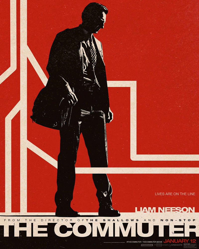 แอคชั่น-ทริลเลอร์มันส์ประเดิมปี 2018 “The Commuter” ปล่อยใบปิดใหม่เท่จัด “เลียม นีสัน” ท้าเส้นตายบนขบวนรถไฟสายระทึก