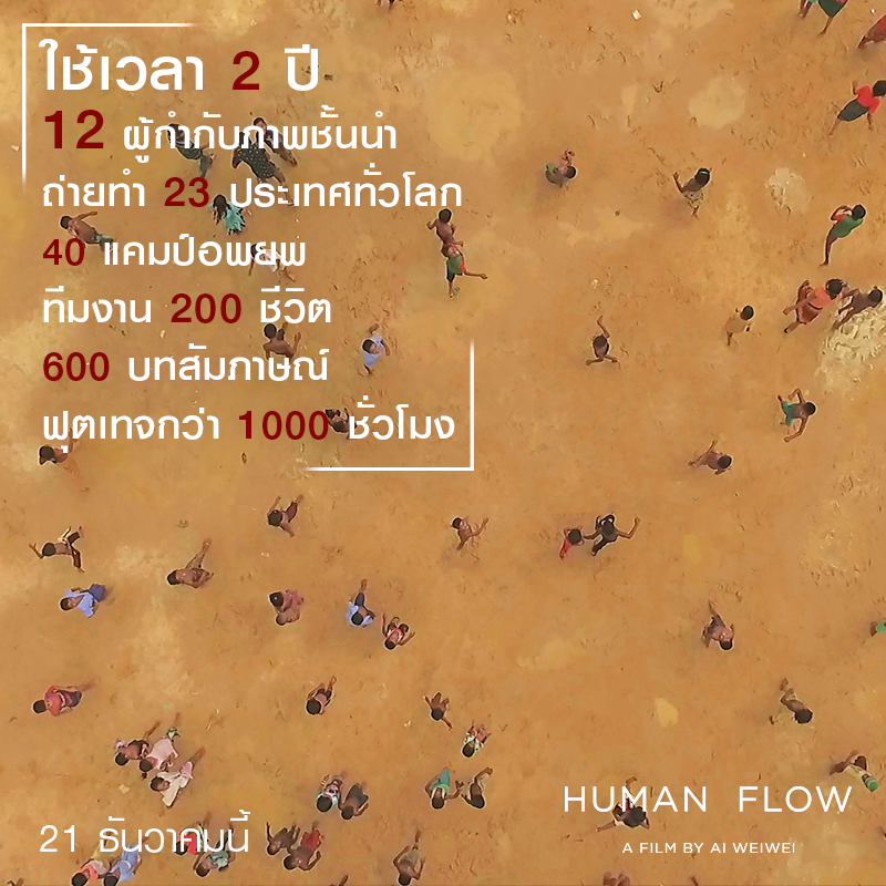 เผย 9 สิ่งเปิดอีกมุมของโลก “Human Flow” ภาพยนตร์สารคดีชั้นเยี่ยมเจาะลึกชีวิตผู้ลี้ภัย