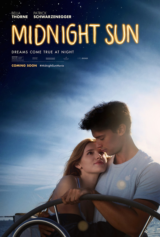 เผยตัวอย่างพร้อมโปสเตอร์ “Midnight Sun” โรแมนติก-ดราม่าโปรเจกต์สำคัญของปี 2018 “เบลลา ธอร์น-แพทริก ชวาร์เซเนกเกอร์” ถ่ายทอดรักอบอุ่นหัวใจ