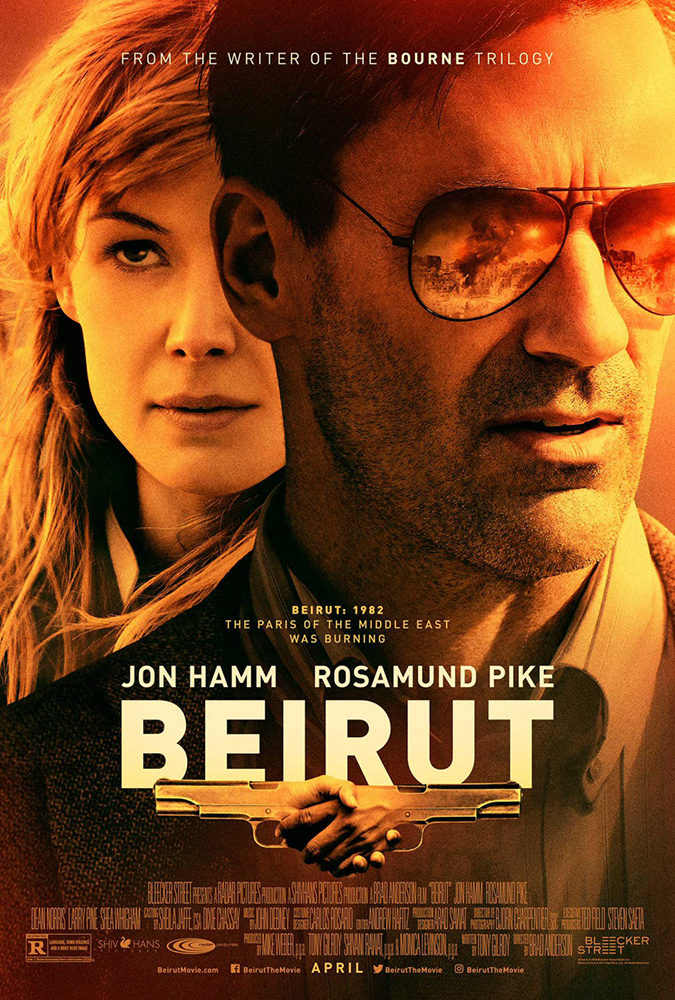 โปสเตอร์-ตัวอย่างแรก “Beirut” ภาพยนตร์ดราม่า-ทริลเลอร์ปะทะผู้ก่อการร้ายสุดเข้มข้น จากมือเขียนบทไตรภาคเจสัน บอร์น