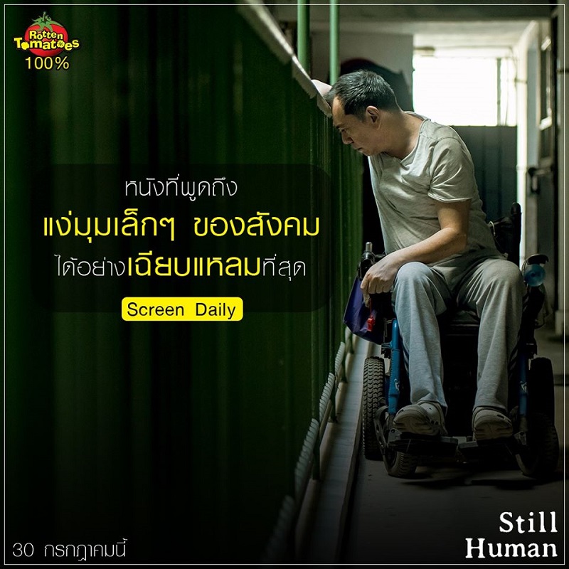 “Still Human” หนังฟีลกู๊ดที่ได้คะแนน 100% เต็มเป็นเอกฉันท์ทั้งนักวิจารณ์และคนดู รีวิวอินสุดประทับใจทั้งสื่อไทยและสื่อต่างประเทศ