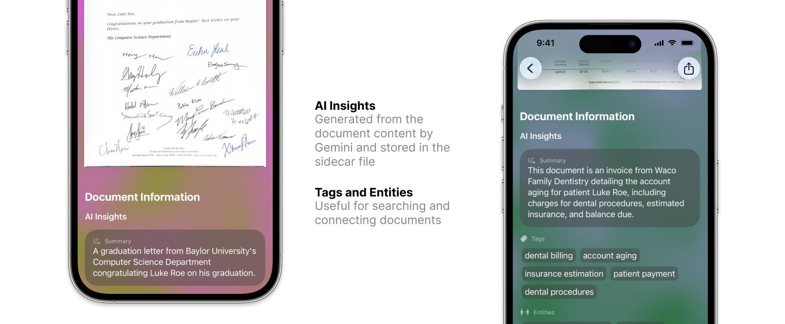 DOCUMENT FEATURES
