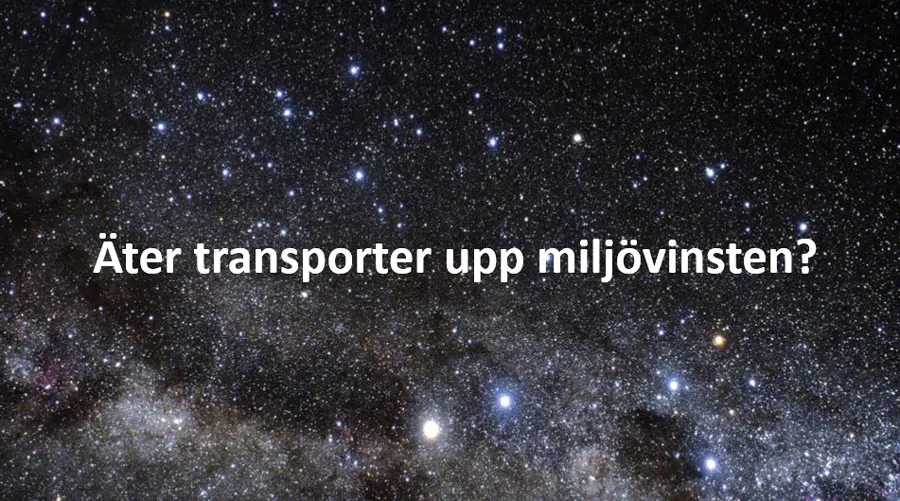 Miljö och transport