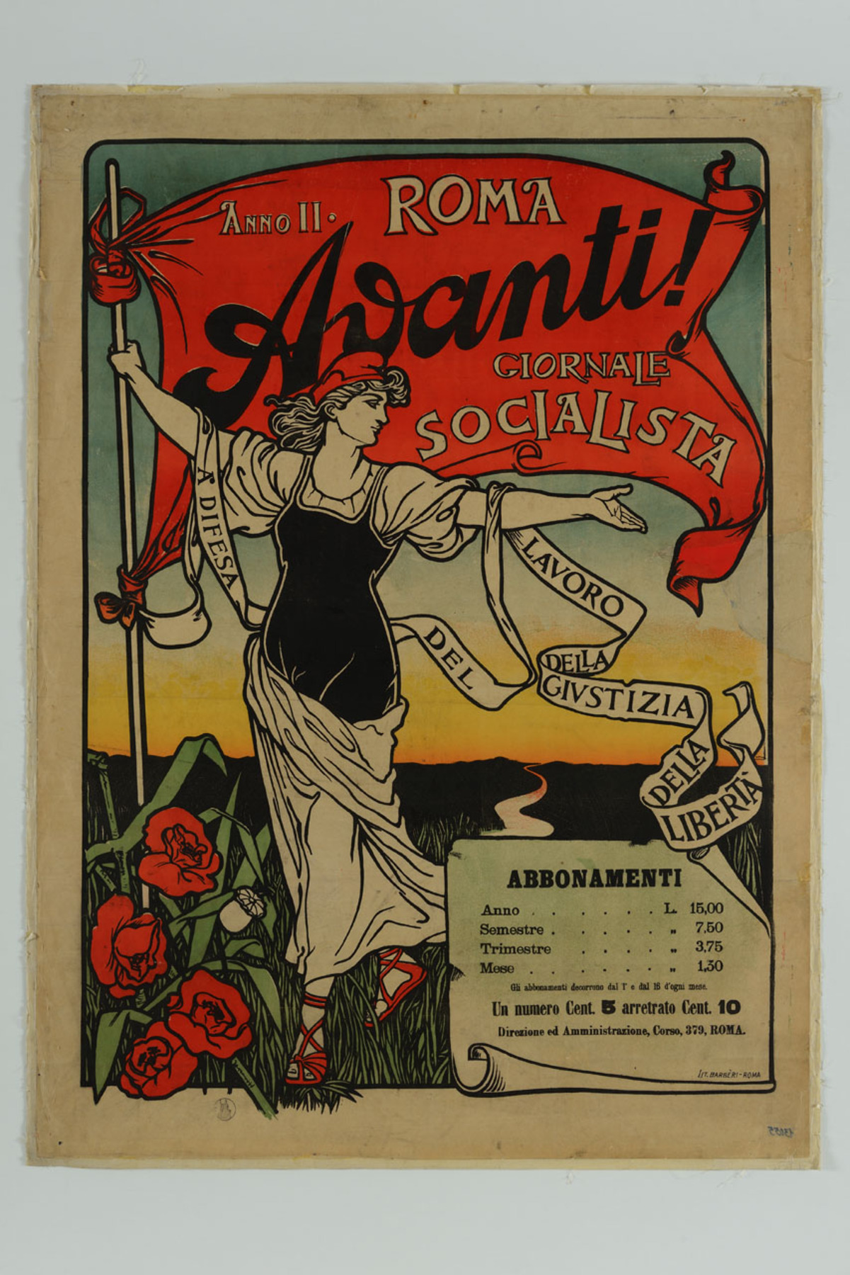 Collezione Salce: Anno II Roma Avanti! giornale socialista