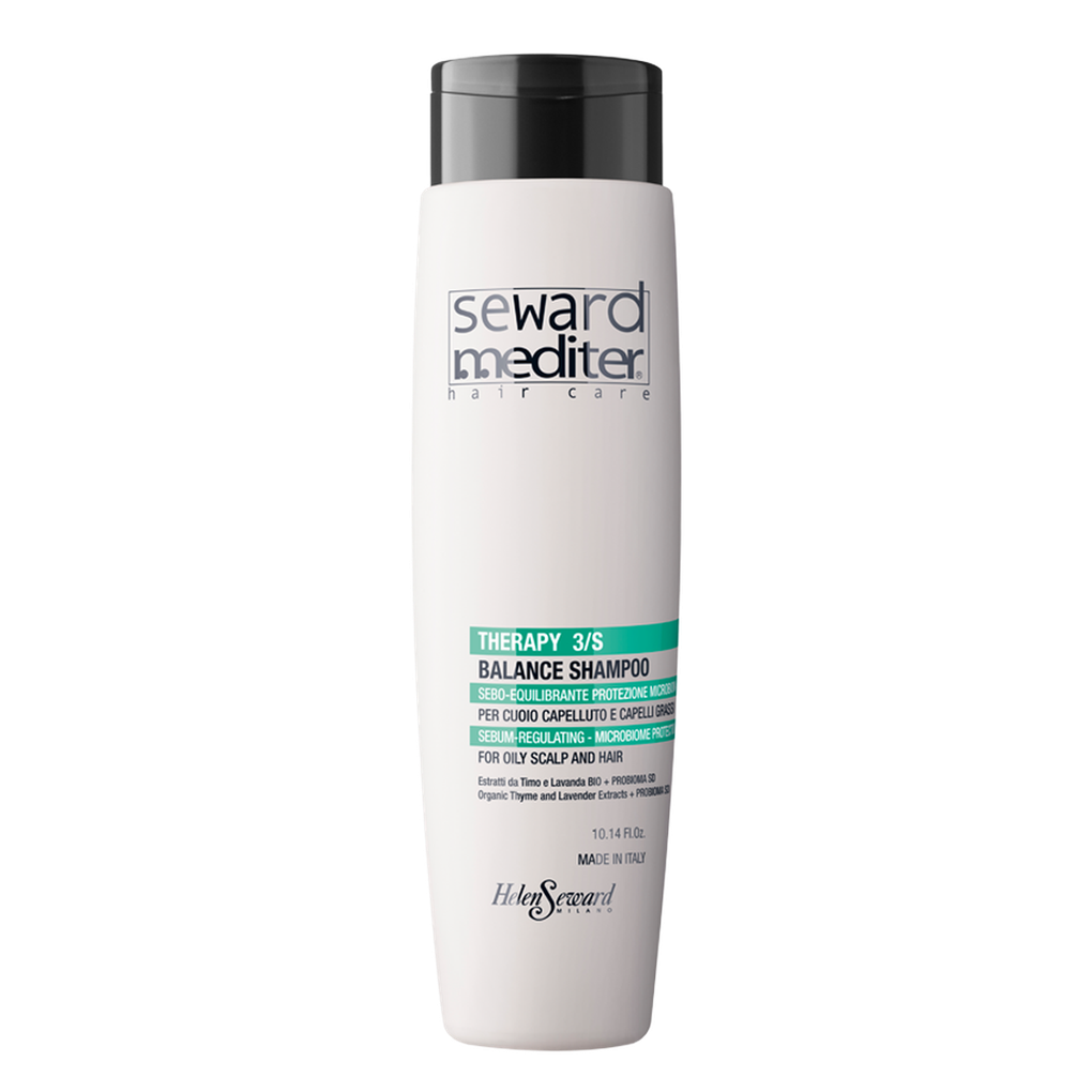 Seward Mediter Therapy Balance Shampoo 3S 淨化平衡洗髮水 (For Oily Scalp Hair) 300ml - Hair Forest