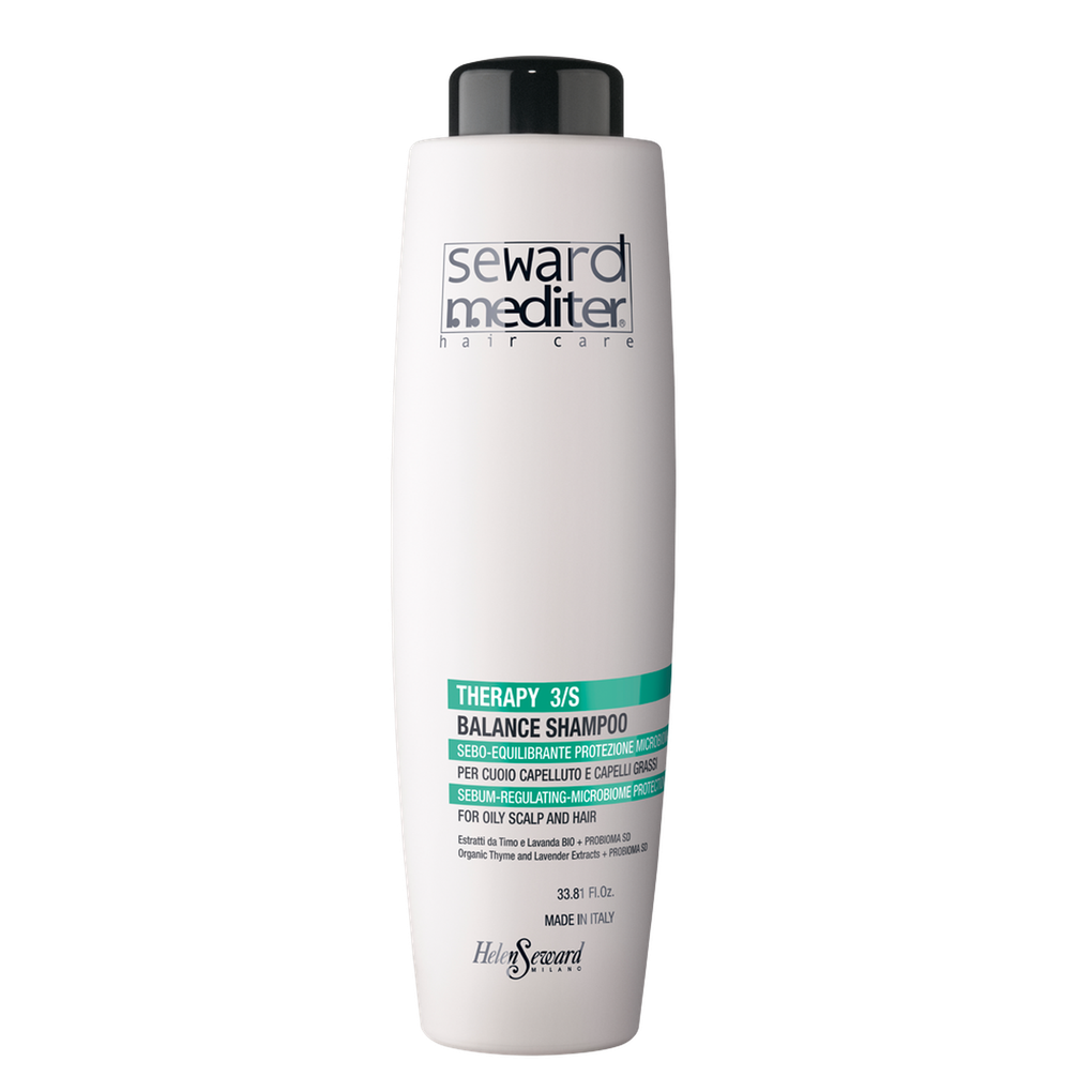 Seward Mediter Therapy Balance Shampoo 3S 淨化平衡洗髮水 (For Oily Scalp Hair) 1000ml - Hair Forest