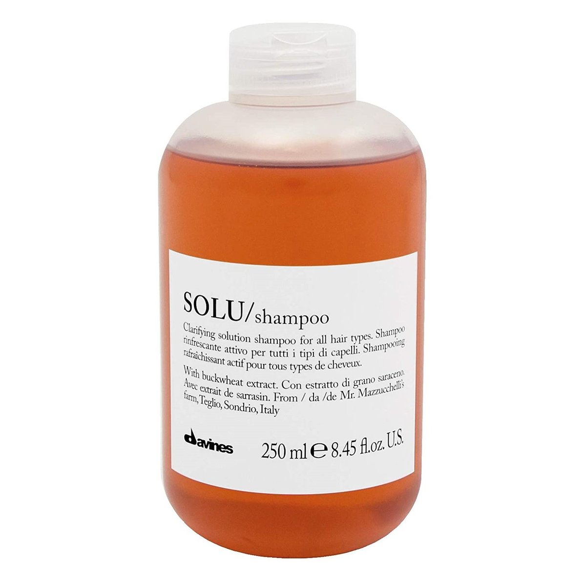 達芬尼斯 Davines Solu Shampoo 清爽潔淨洗頭水(油脂過盛髮質) 250ml